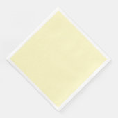 Serviette En Papier Citron Chiffon couleur solide Personnaliser (Coin)