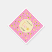 Serviette En Papier Citron deux douces fête d'anniversaire (Coin)