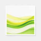 Serviette En Papier Citron et Vert des Îles (Devant)