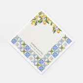 Serviette En Papier Citron Grove Rustique Italien Mariage à thème (Coin)