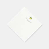 Serviette En Papier Citron jaune (Coin)