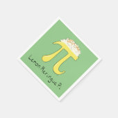 Serviette En Papier Citron Meringue Pi Symbole Math Maître (Coin)
