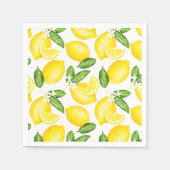 Serviette En Papier Citron Motif (Devant)