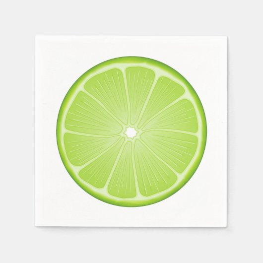 Serviette En Papier Citron Tropical (Devant)
