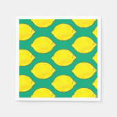 Serviette En Papier citron vert aquarelle (Devant)