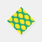 Serviette En Papier citron vert aquarelle (Coin)