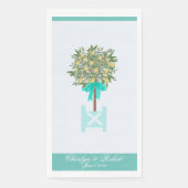 Serviette En Papier Citronnier Topiaire Robin's Oeuf Blue (Devant)