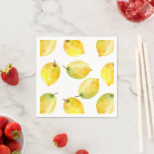 Serviette En Papier Citrons (En situation)