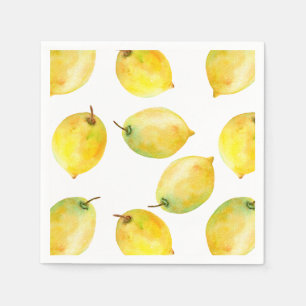 Serviette En Papier Citrons