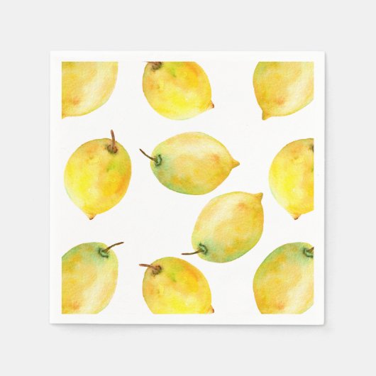 Serviette En Papier Citrons (Devant)