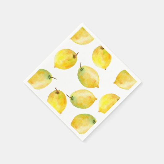 Serviette En Papier Citrons (Coin)