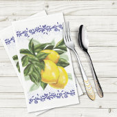 Serviette En Papier Citrons en toile