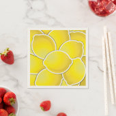 Serviette En Papier Citrons funky (En situation)