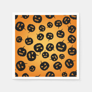 Serviette En Papier Citrouille