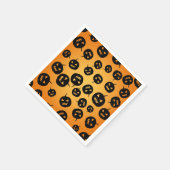 Serviette En Papier Citrouille (Coin)