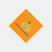 Serviette En Papier Citrouille (Coin)