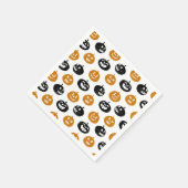 Serviette En Papier Citrouille (Coin)