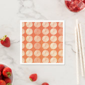 Serviette En Papier Citrouille (En situation)