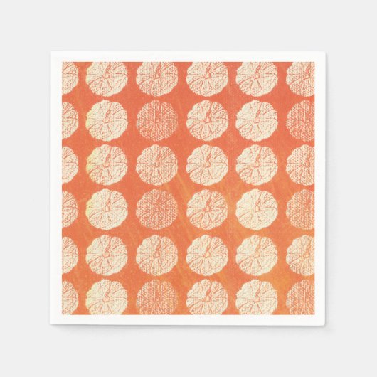 Serviette En Papier Citrouille (Devant)