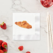 Serviette En Papier citrouille à croissants français, brioche pâtisser (En situation)
