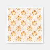 Serviette En Papier Citrouille automne (Devant)