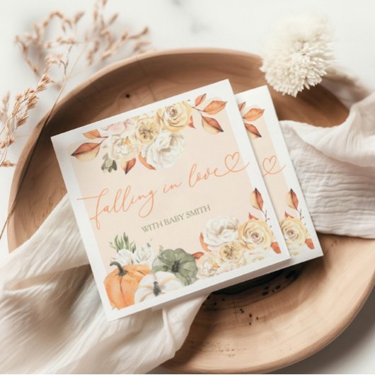 Serviette En Papier Citrouille Automne Automne Baby shower