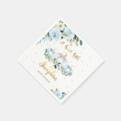 Serviette En Papier Citrouille Baby shower  garçon Citrouille d'automn (Coin)