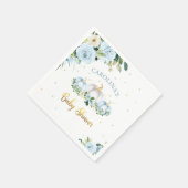 Serviette En Papier Citrouille Baby shower  garçon Citrouille d'automn (Coin)