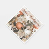 Serviette En Papier citrouille bon thanksgiving (Coin)