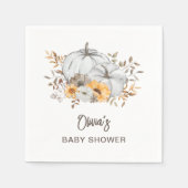 Serviette En Papier Citrouille d'automne (Devant)