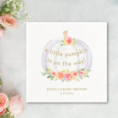Serviette En Papier Citrouille d'automne Baby shower filles