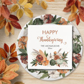 Serviette En Papier Citrouille de Bon thanksgiving rustique