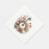 Serviette En Papier Citrouille de la chemise phare (Coin)