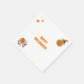 Serviette En Papier Citrouille de la fête d'Halloween minimum (Coin)
