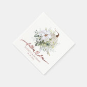 Serviette En Papier Citrouille de la verdure automne dans l'amour (Coin)