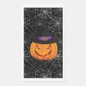 Serviette En Papier Citrouille de serviette d'hôte en papier d'Hallowe (Devant)