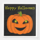 Serviette En Papier Citrouille d'Halloween (Devant)