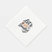 Serviette En Papier Citrouille d'Halloween Éclatons-Nous (Coin)