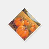 Serviette En Papier Citrouille d'Halloween Patch automne (Coin)