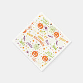 Serviette En Papier Citrouille éffrayant et amusant - Motif Halloween (Coin)
