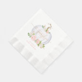 Serviette En Papier Citrouille en or rose (Coin)