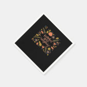 Serviette En Papier Citrouille épice Tout Conception amusante (Coin)