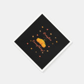 Serviette En Papier Citrouille épice Tout Design Classique (Coin)