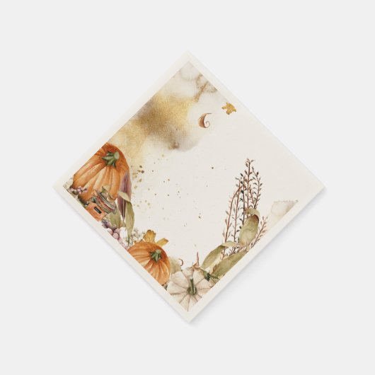 Serviette En Papier Citrouille Garden Harvest Napkins (Coin)
