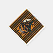 Serviette En Papier citrouille/Halloween/crâne/éffrayant (Coin)