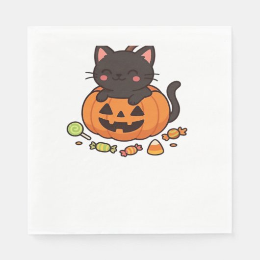 Serviette En Papier Citrouille Kitty Parade Essential T-Shirt (Devant)