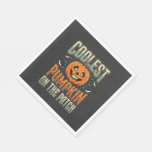 Serviette En Papier Citrouille la plus cool sur le patch Design Hallow (Coin)