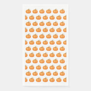 Serviette En Papier Citrouille Mignonne