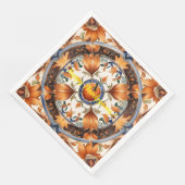 Serviette En Papier Citrouille moderne Thanksgiving Collection d'autom (Coin)