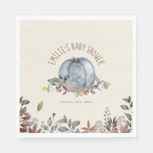 Serviette En Papier Citrouille Pacificateurs Fall Boy Baby shower